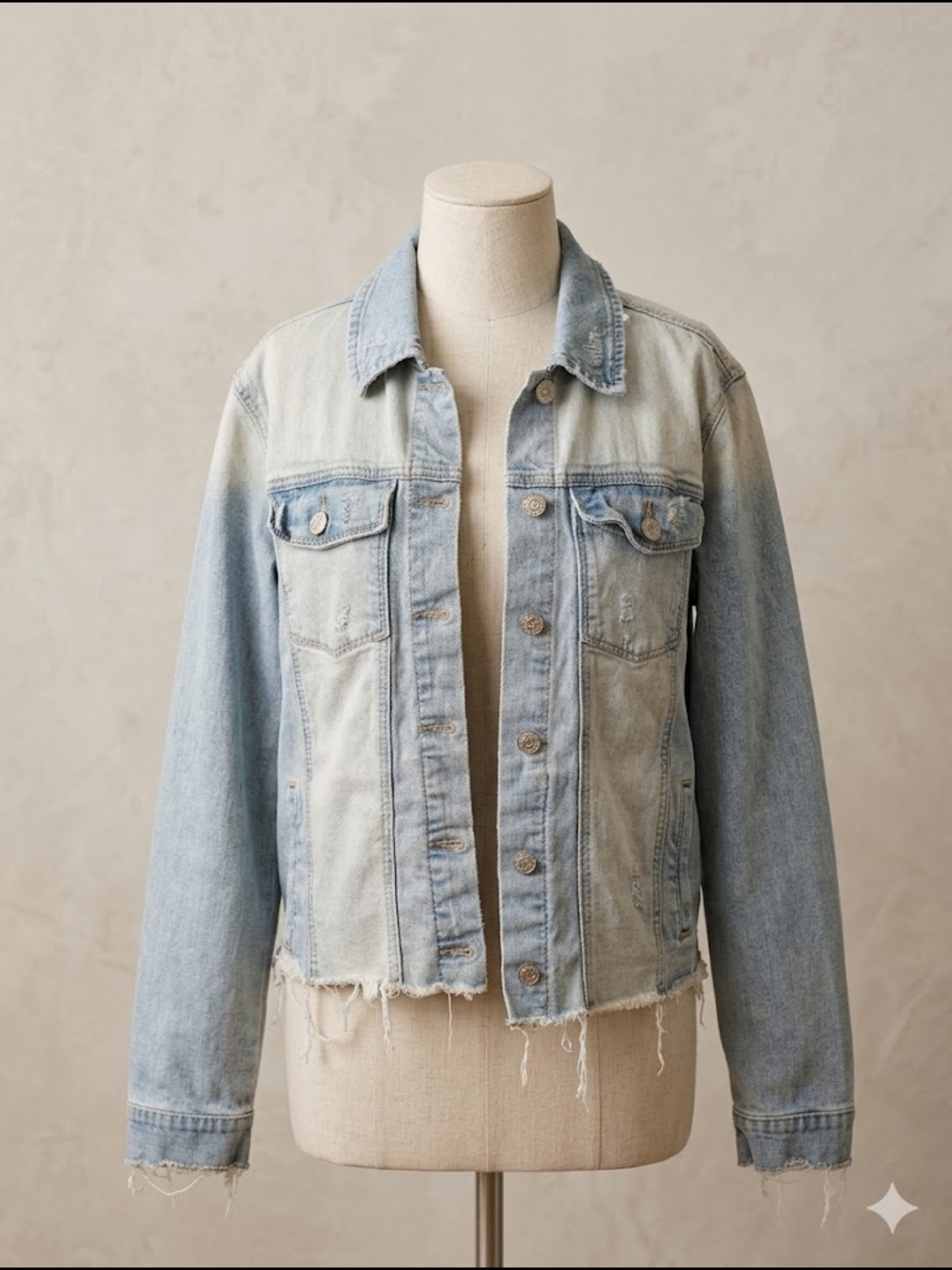 Distressed Denim Jacket